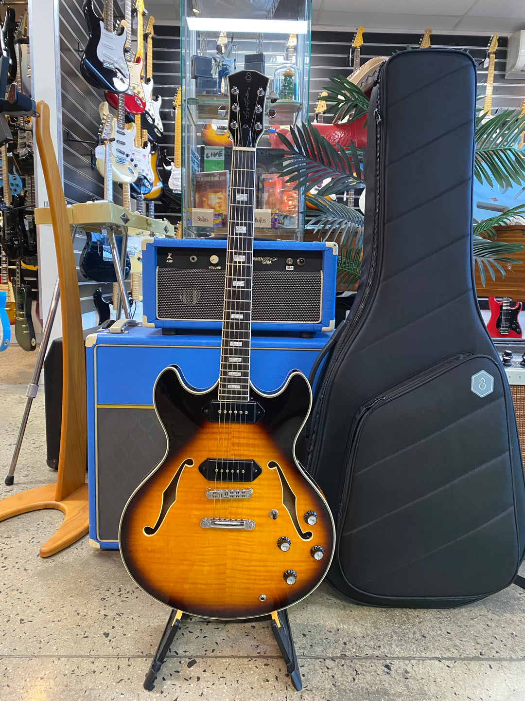 Sire Larry Carlton H7V semi-hollow body P90’s Vintage Sunburst W/bag ***Pre Loved***