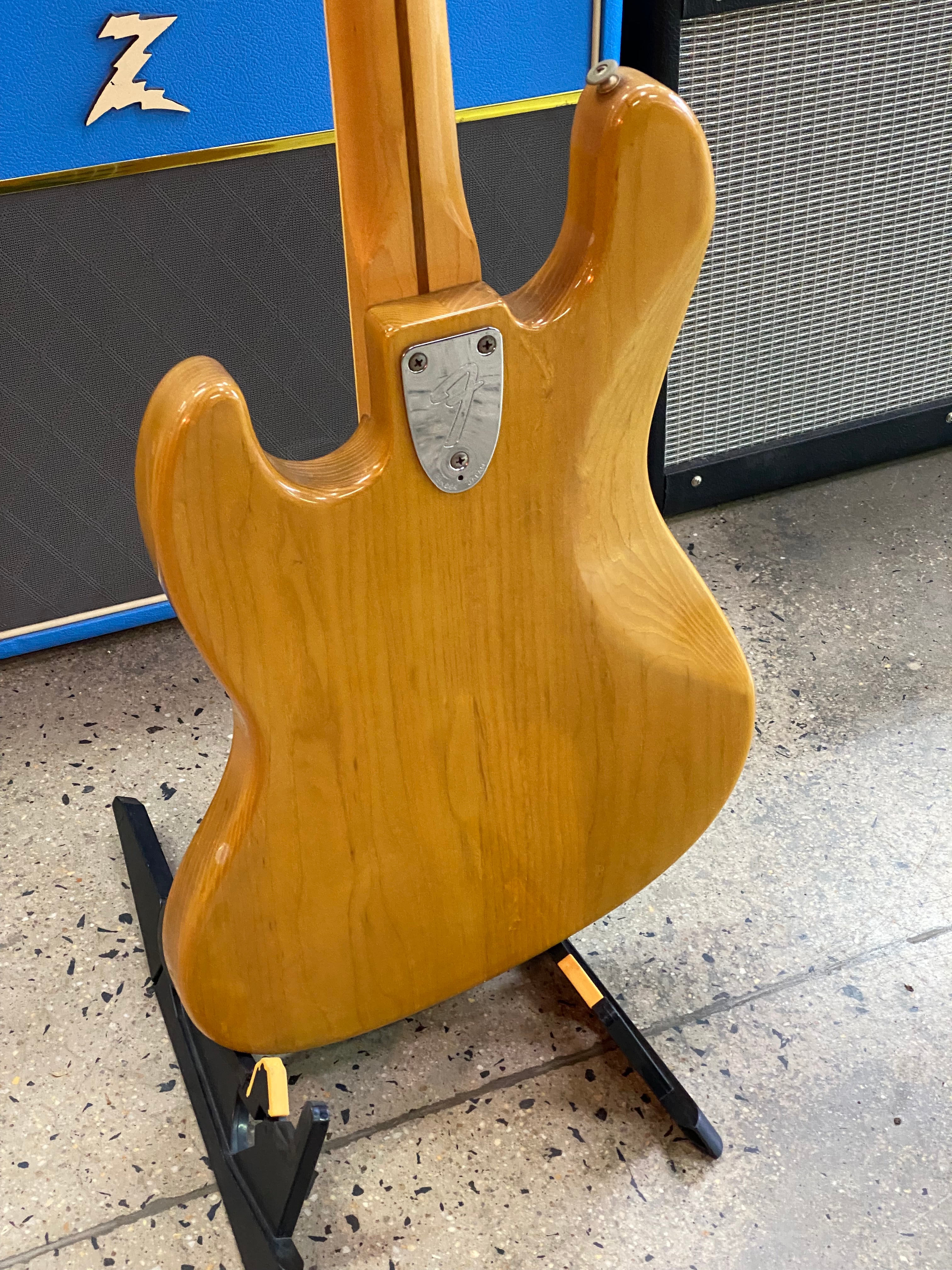 Fender '84-87 MIJ JB-75 E Series Jazz Bass Natural W/Bag ***Pre