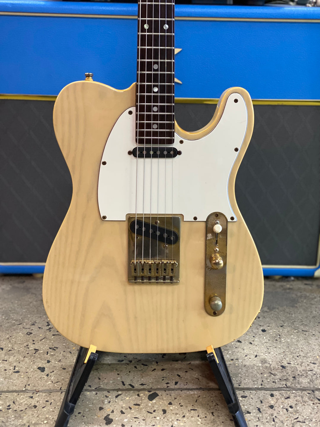 Schecter MIJ Late 80's/90's TL Type Double Bound W/bag | See Thru White ***pre loved***