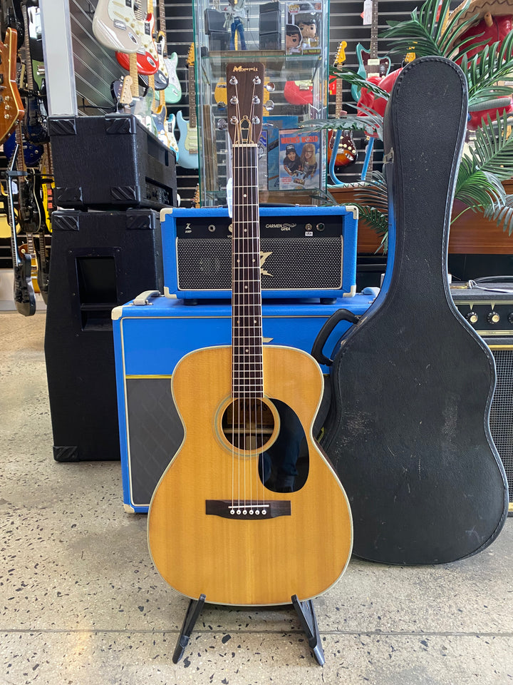 Morris 1972 F20 MIJ folk acoustic guitar Natural W/case  ***Pre Loved***