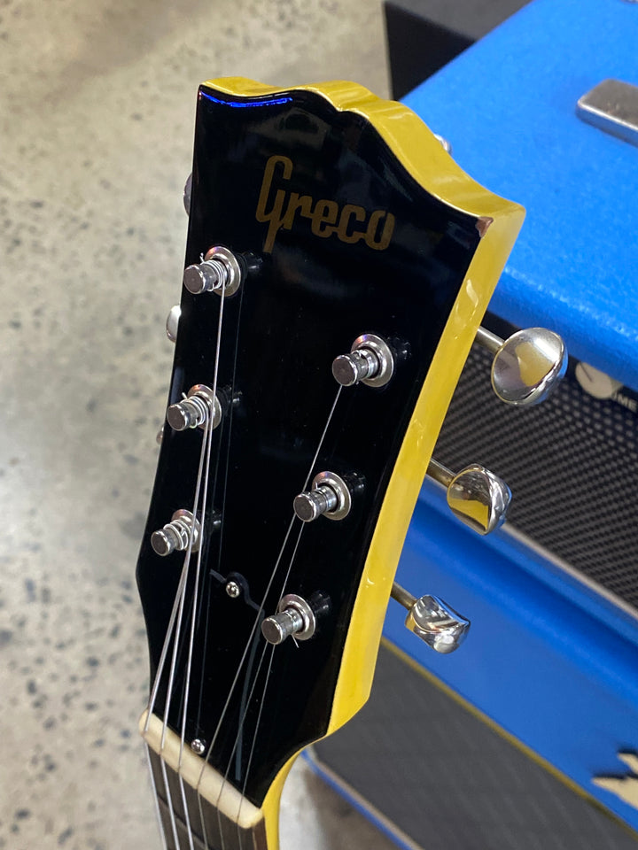 Greco MIJ 1986 EJR59-60D LP Junior Doublecut TV Yellow W/bag ***Pre Loved***