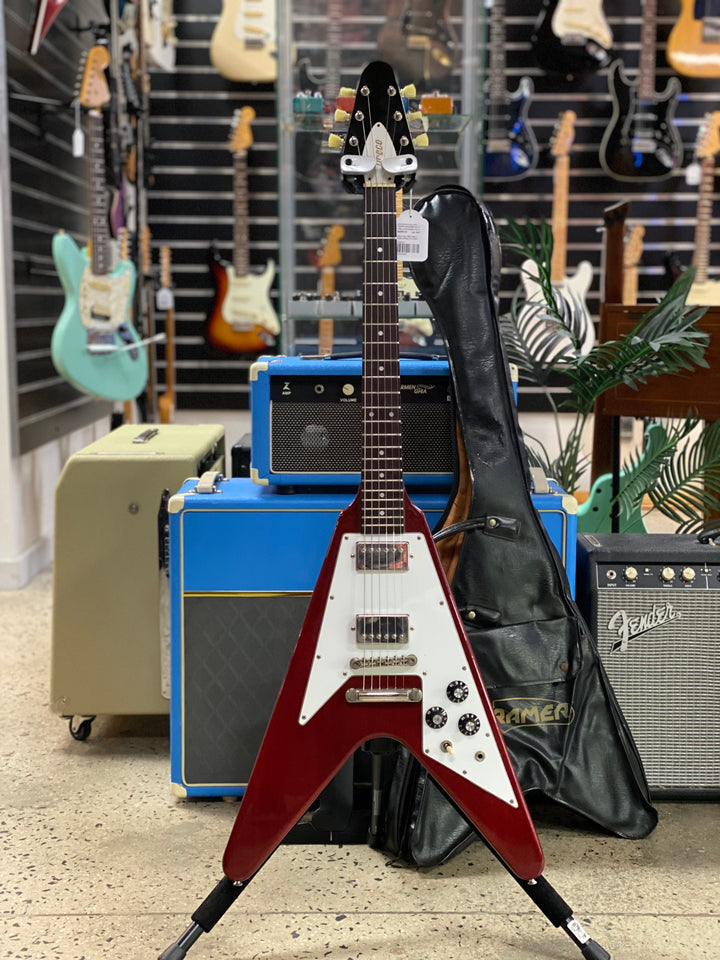 Greco MIJ 1980 FV600 Flying V Cherry W/bag ***Pre Loved***