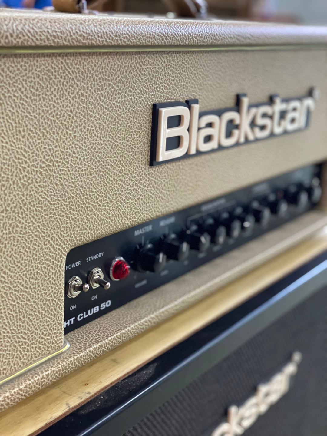 Blackstar HT Club 50 Head and 2x12 Cab with stand | Cream ***Pre Loved***