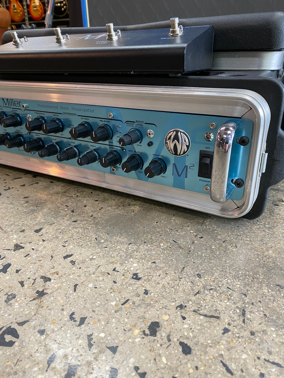 SWR Marcus Miller M2 Preamp with SKB case and fswitch ***pre loved***