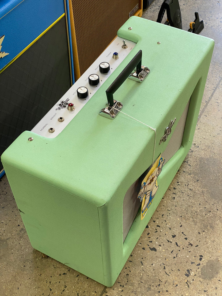 Fender 2013 LTD Pawn Shop Series Vaporizer 12w 2x10 Tube Amp Surf Green ***Pre Loved***