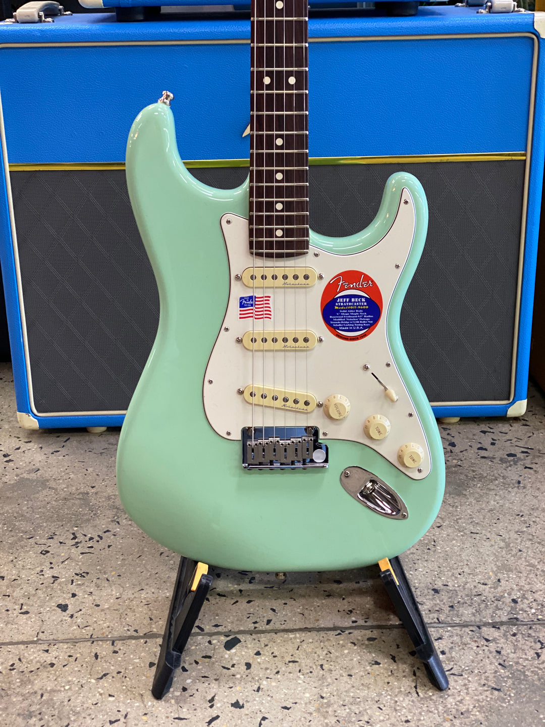 Jeff Beck Stratocaster Rosewood Fingerboard | Surf Green