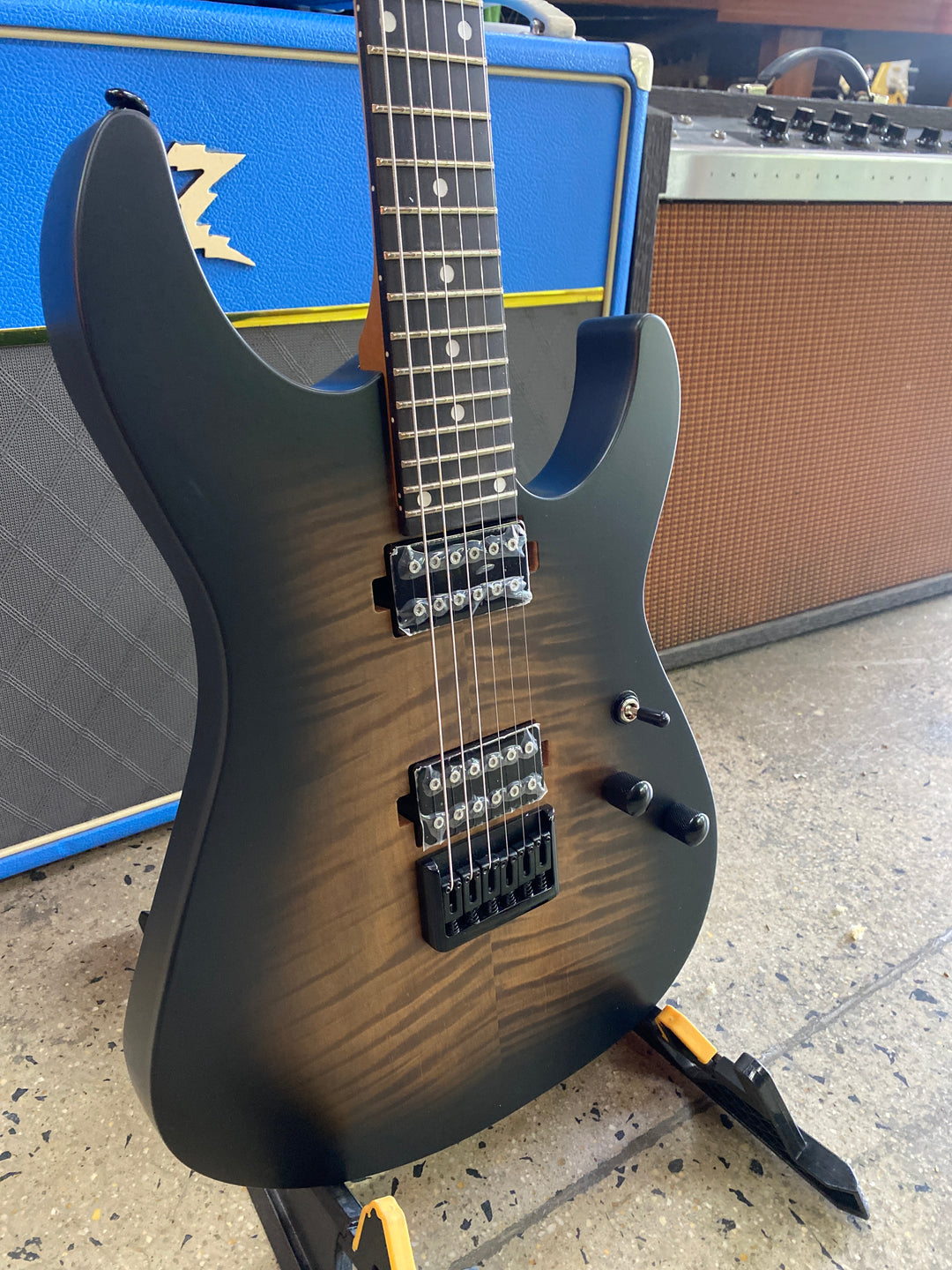 Schecter C-1 Standard Plus Electric Guitar | Ember Burst (EMB)
