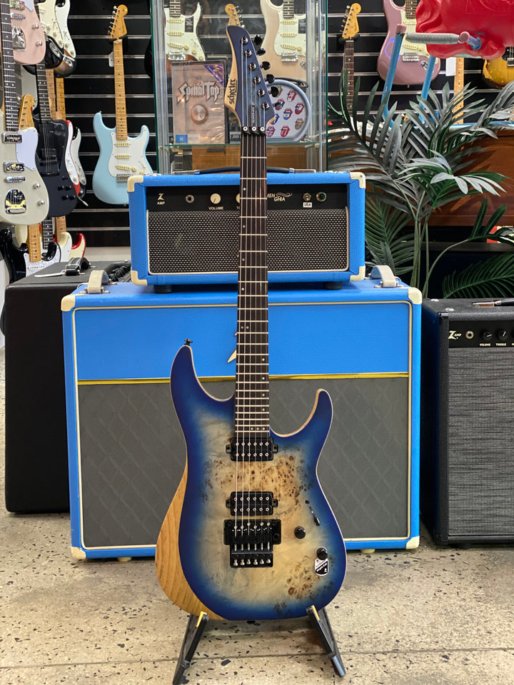 Schecter Guitars Reaper-6 Floyd Rose | Satin Sky Burst