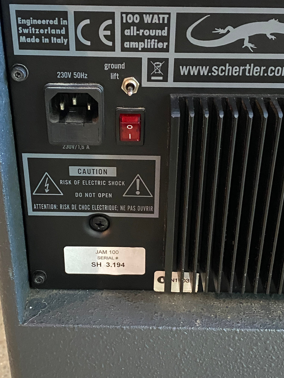 Schertler Jam 100 4 Channel Acoustic Amplifier ***Pre Loved***