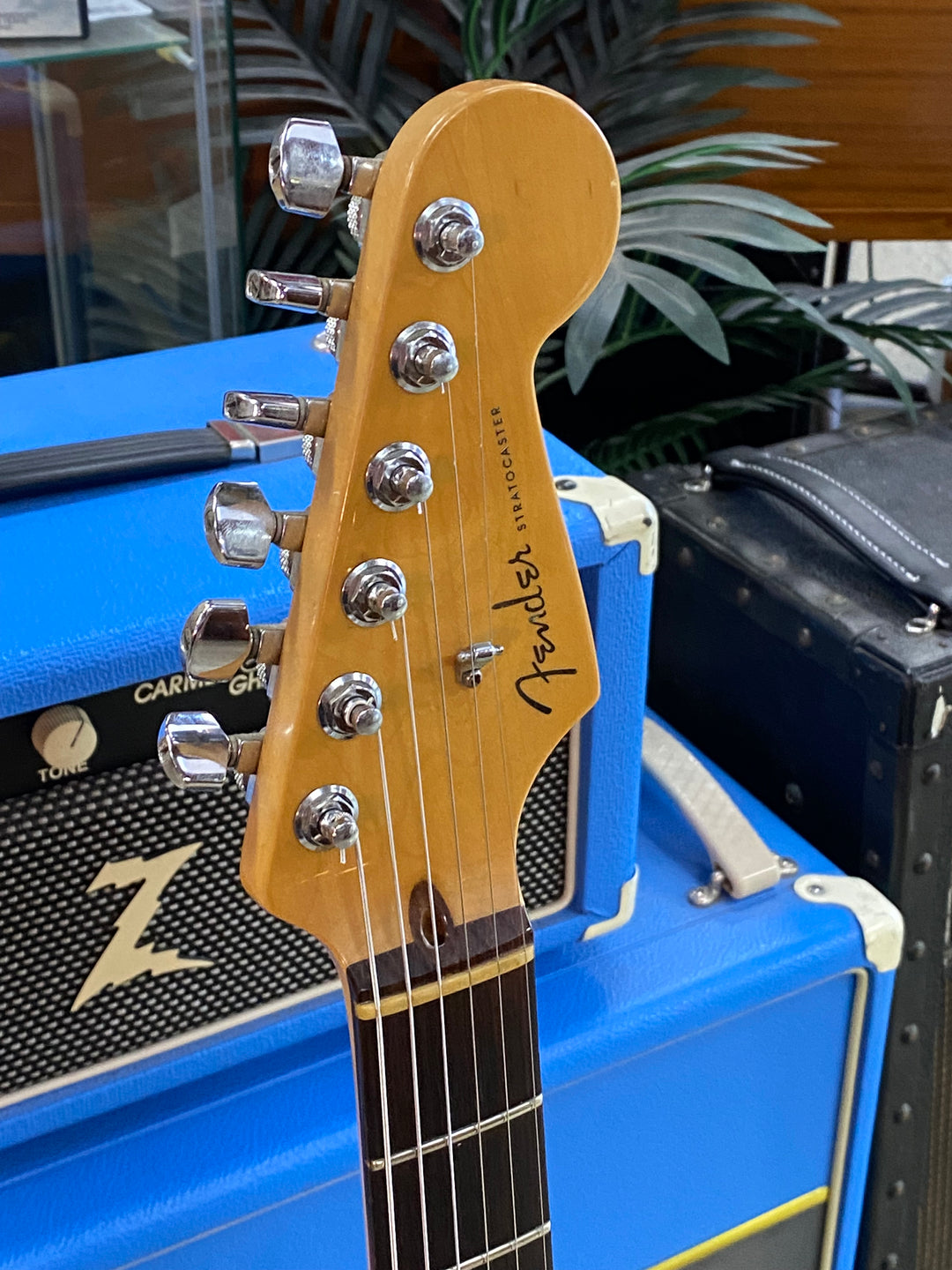 Fender 2003 American Deluxe Stratocaster | Teal Green Transparent W/bag ***pre loved***