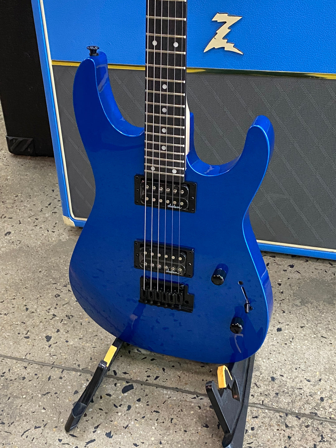 Jackson JS Series JS12 Electric Guitar | Metallic Blue