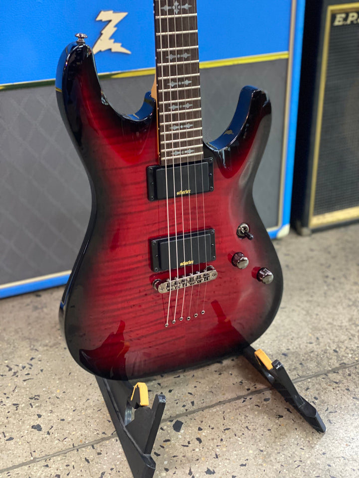 Schecter Demon-6 | Crimson Red Burst