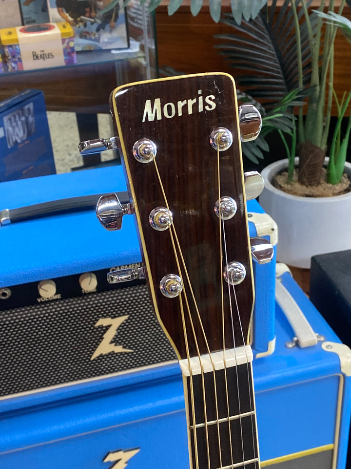 Morris Guitars 1975 W-30 Acoustic Guitar w/case ***pre loved***