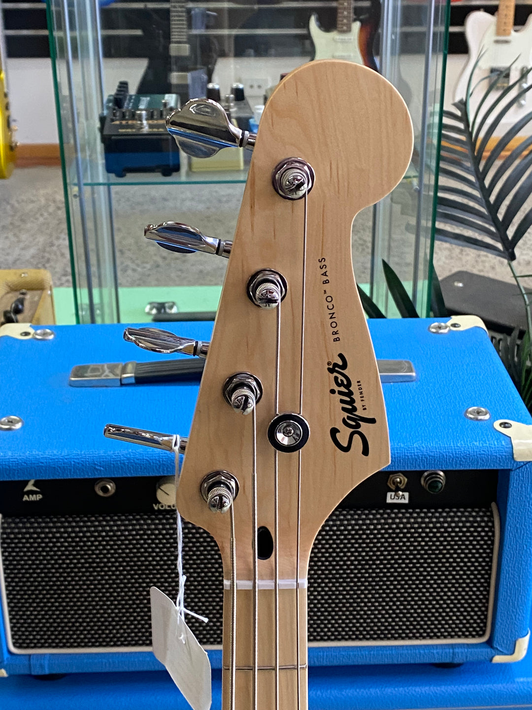 Squier Sonic Bronco Bass | Tahitian Coral