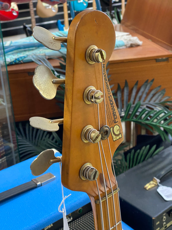 Fernandes P Bass Sunburst 78-81 Stone Logo ***Pre Loved***