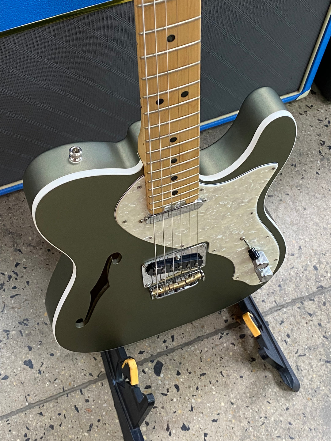 Fender 2018 American Elite Tele Thinline w/case | Satin Jade Pearl Metallic ***pre loved***
