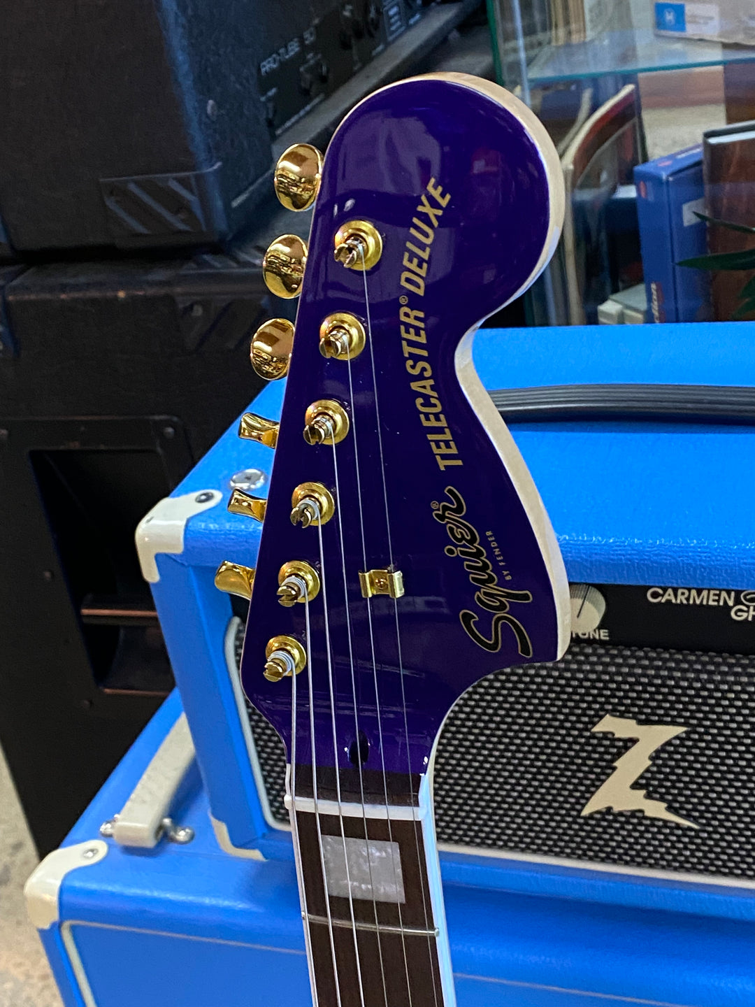 Squier by Fender Paranormal Troublemaker Tele | Purple Metallic