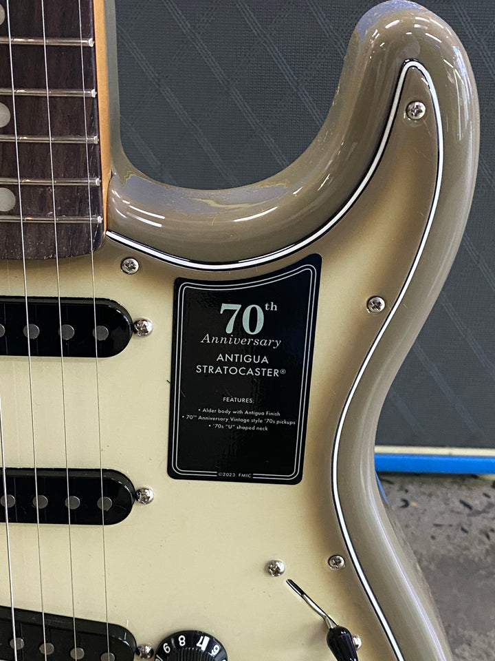 Fender 70th Anniversary Antigua Stratocaster Rosewood Fretboard