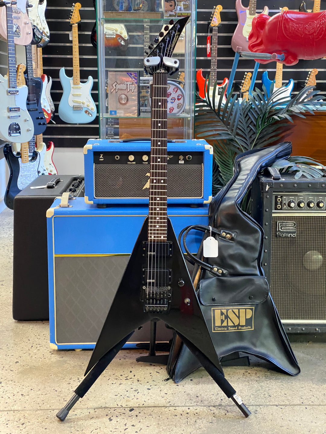 Charvel CKV-068 Exclaim Series KING V w/bag | Black ***Pre Loved***