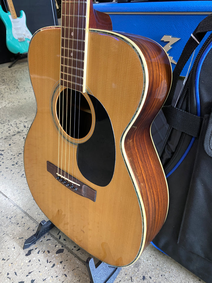 Morris F-20 MIJ 1975 Folk Acoustic Guitar Natural W/bag ***Pre Loved***