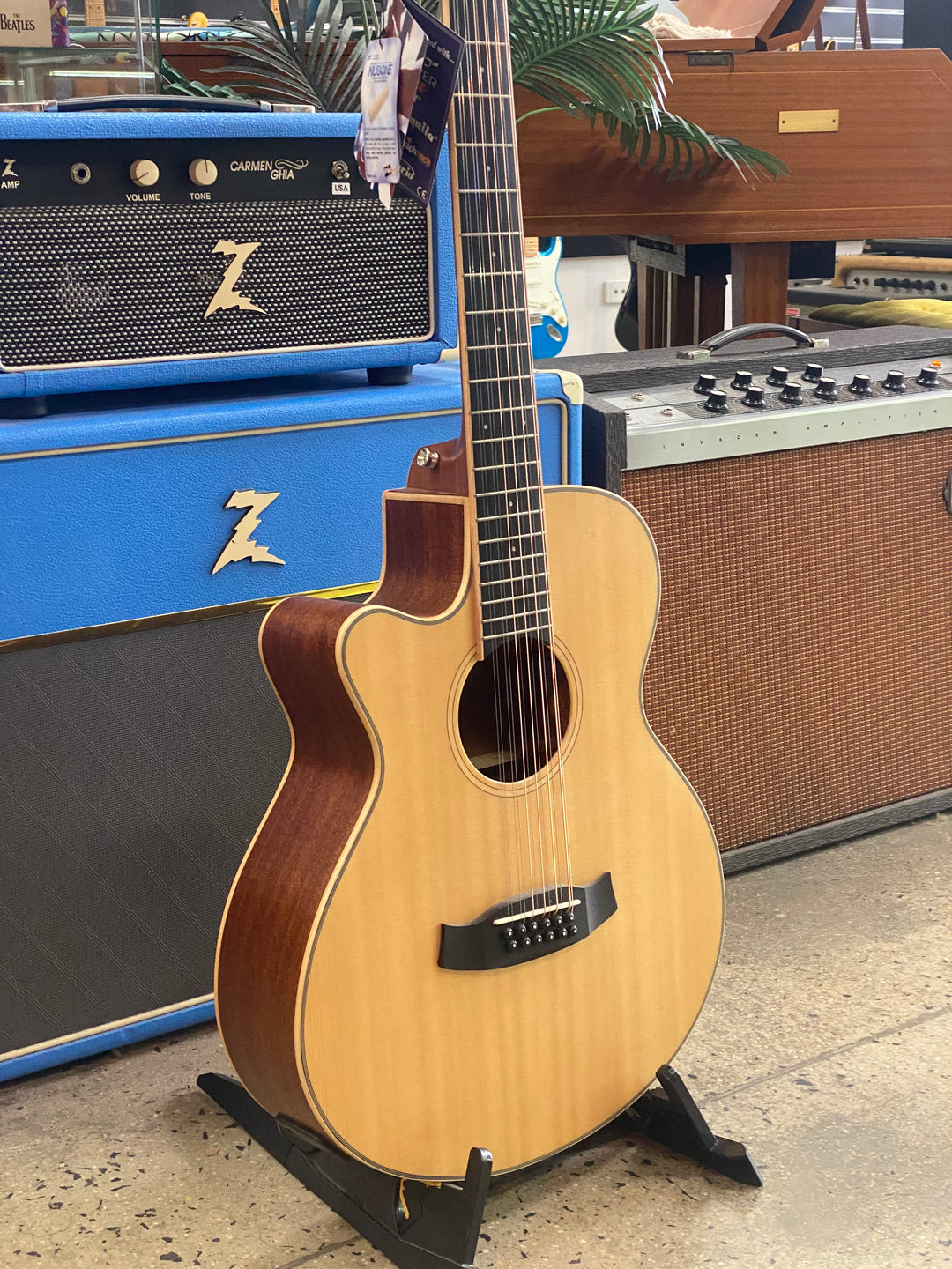 Tanglewood TW12CELH Winterleaf Super Folk C/E 12