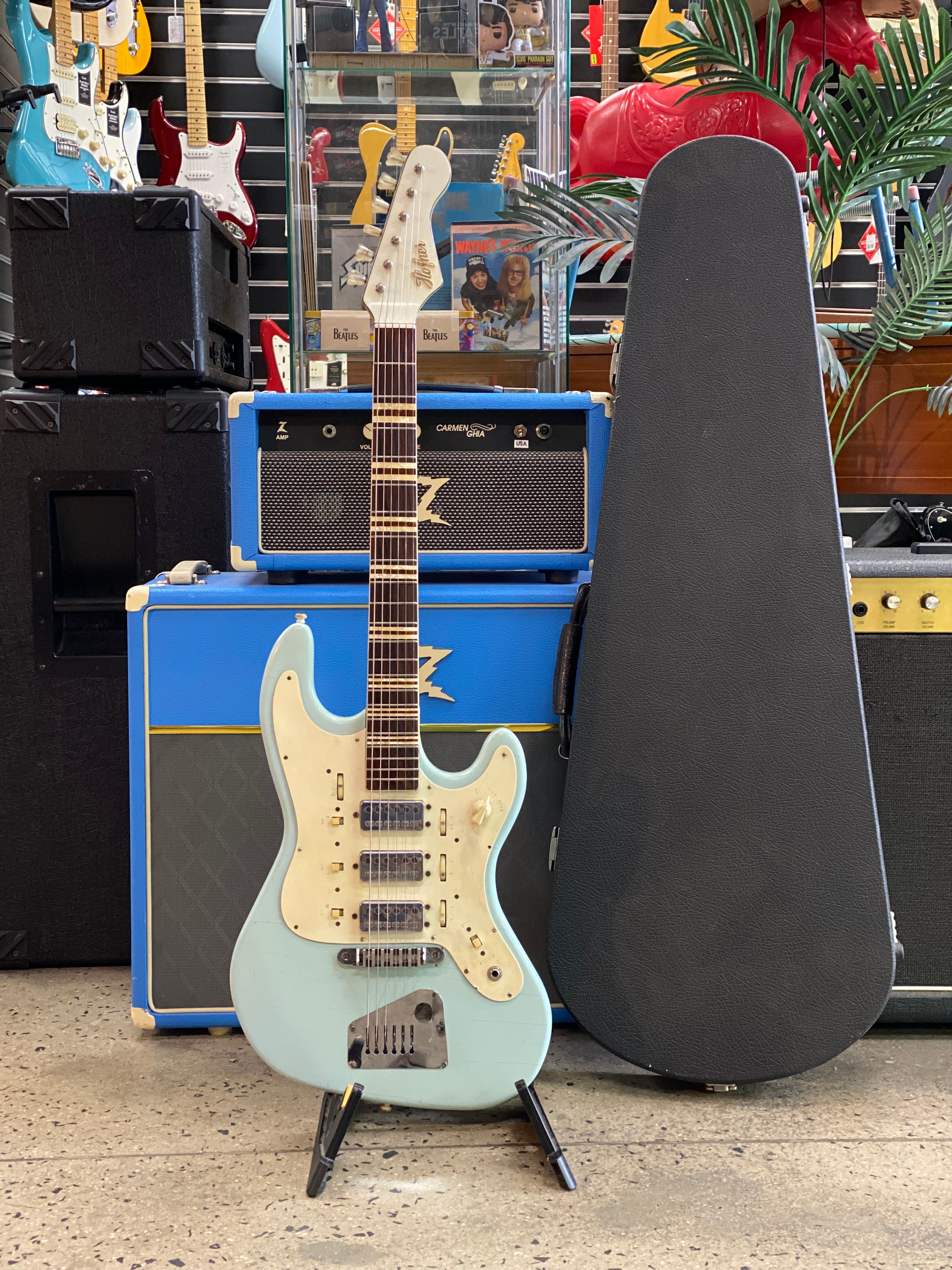 Hofner Galaxie 176 Deluxe Blue w/case ***pre loved*** – A&B