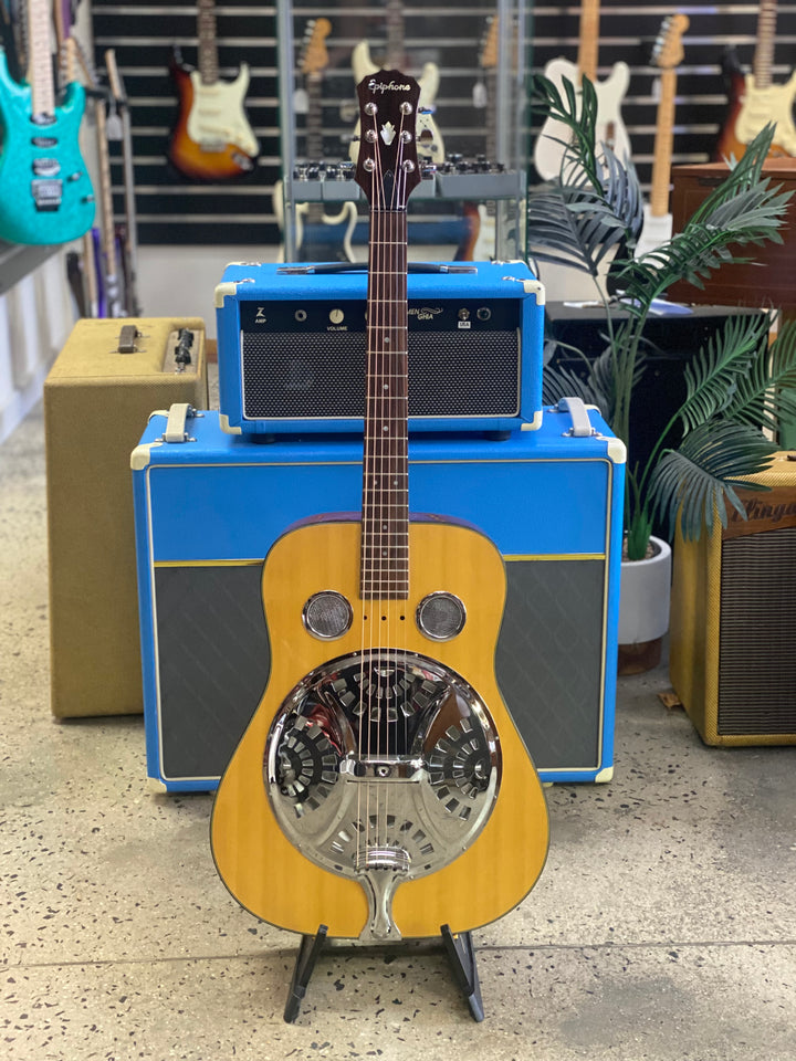 Epiphone MD30 Resonator Guitar MIK 1990's W/case Pre Loved