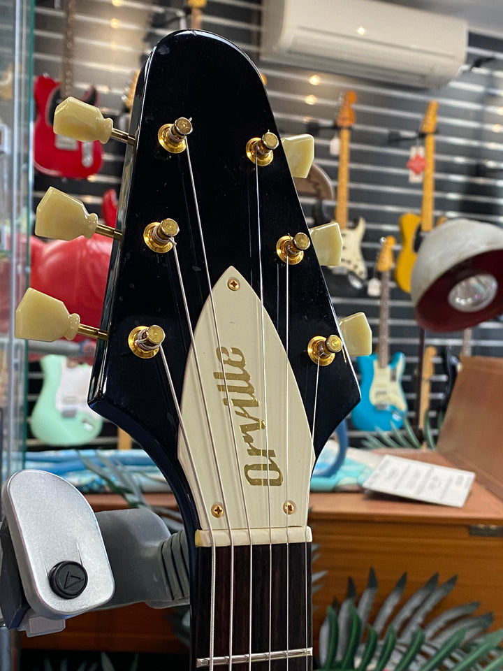 Orville 1996 FV-80G Flying V 1967 Reissue w/Maestro Vibrola | Black ***pre loved***