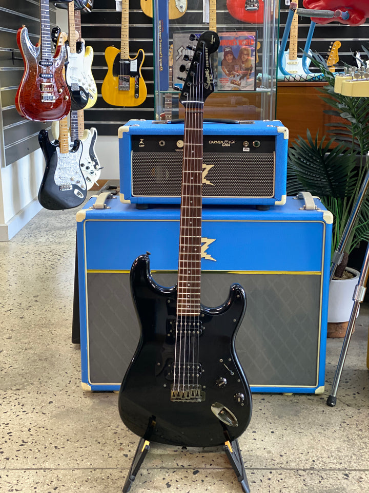 Squier Japan JV '82-84 Contemporary ST Strat HH Black W/bag ***pre loved***