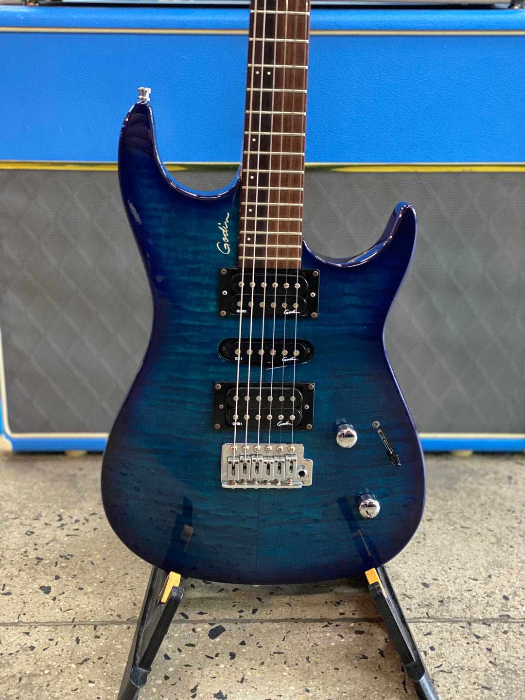 Godin Freeway Classic w/bag | Blue ***pre loved***