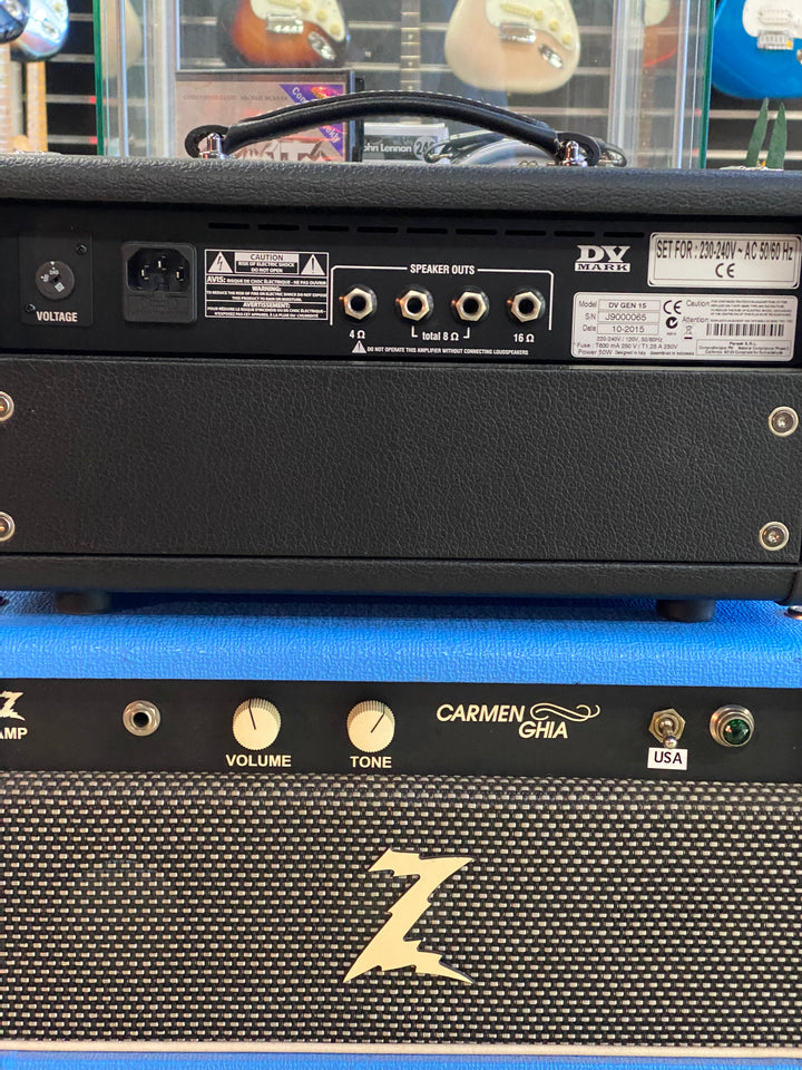 DV Mark DV GEN 15  Silver Gen 15w Tube Guitar Head ***Pre Loved***