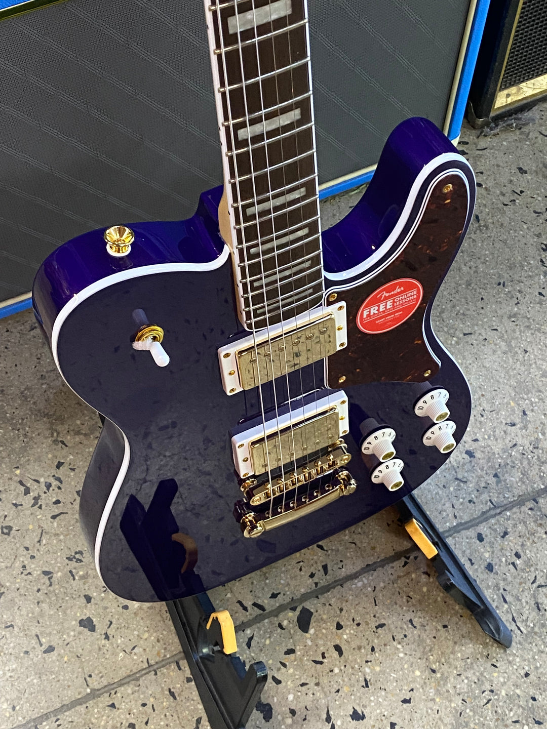 Squier by Fender Paranormal Troublemaker Tele | Purple Metallic