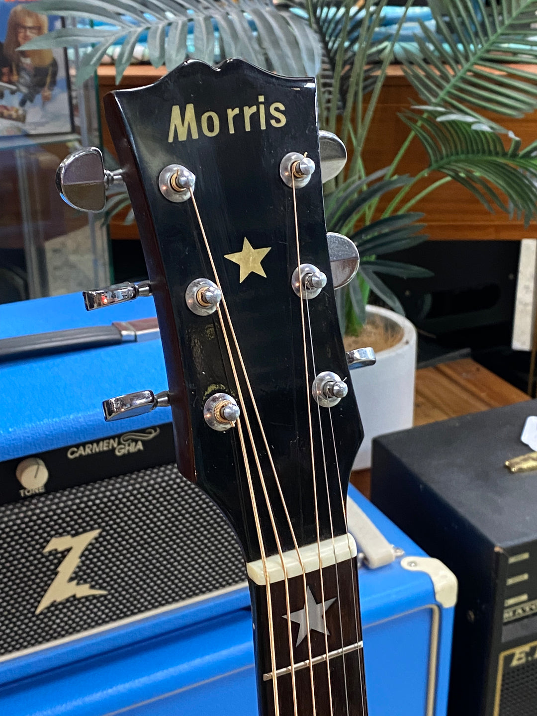 Morris WJ-25 Natural Double Pickguard W/Case | Natural ***pre loved***