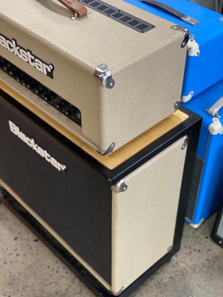 Blackstar HT Club 50 Head and 2x12 Cab with stand | Cream ***Pre Loved***