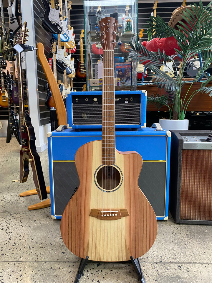 Cole Clark Studio SAN1EC Grand Auditorium Redwood Top Queensland Maple Back and Sides