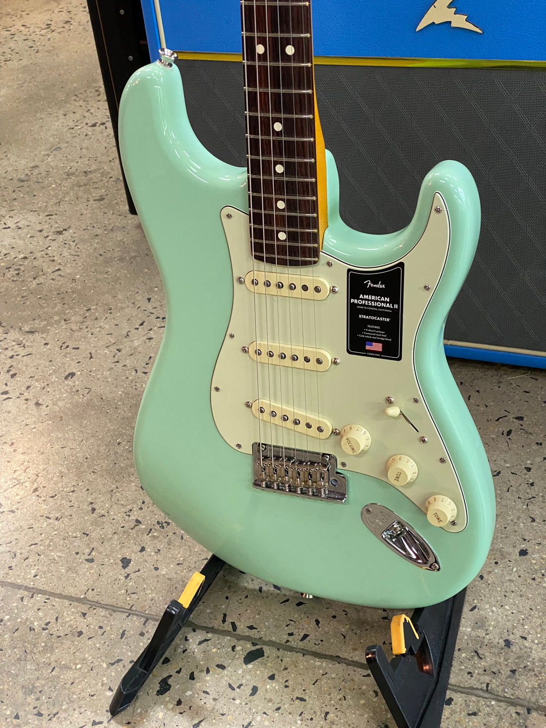 Fender DE Am Pro II Strat | Seafoam Green