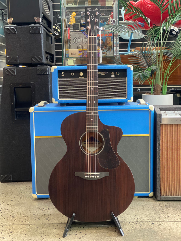 Fenech Delta Blues GA Cutaway All AA Mahogany w/case