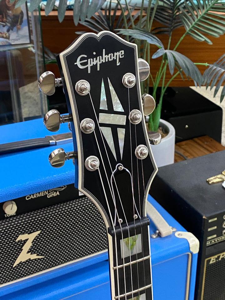 Epiphone 2021 Les Paul Prophecy | Olive Tiger Aged Gloss **pre loved**