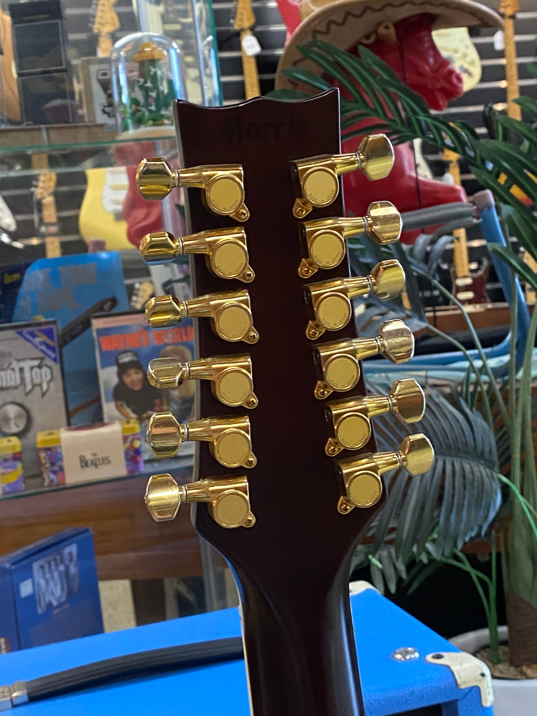 Morris MIJ MGB100-12 12 String Acoustic wcase | Sunburst ***pre loved***