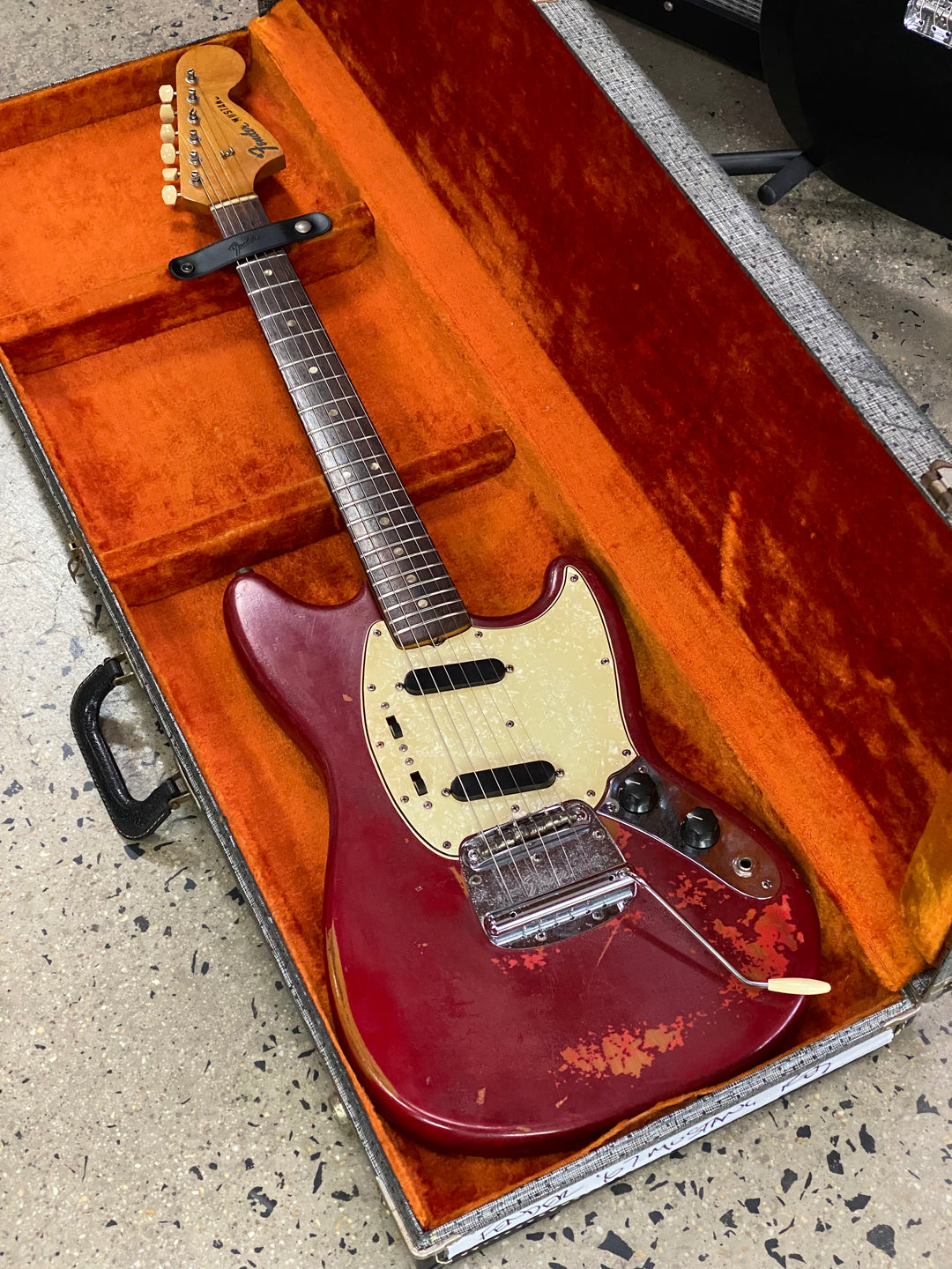 Fender 1966 Mustang Electric Guitar CBS Era | Red W/case ***Pre Loved***