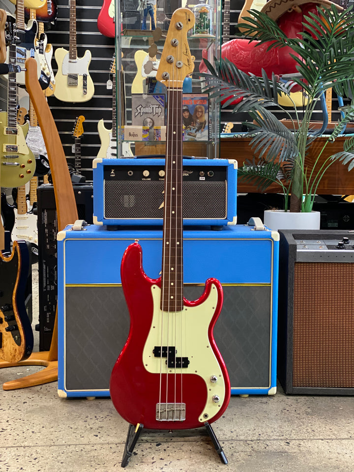 Seymour Duncan Fretless MIJ Traditional P Bass w/bag | Candy Apple Red ***pre loved***
