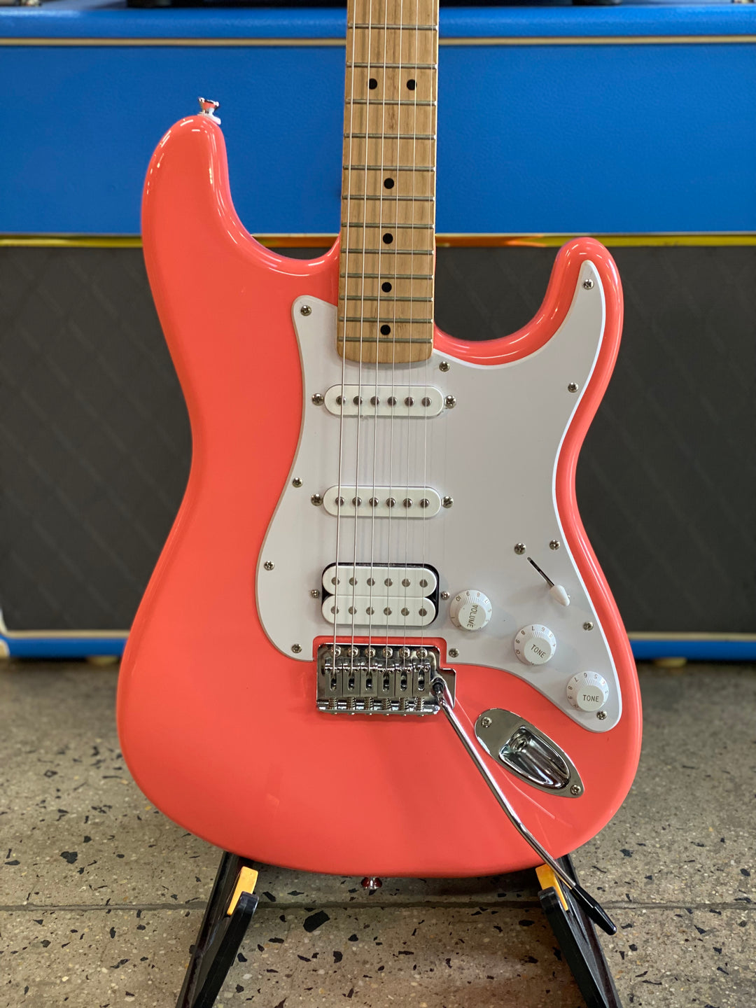 Squier Sonic Strat HSS | Tahitian Coral ***pre loved***