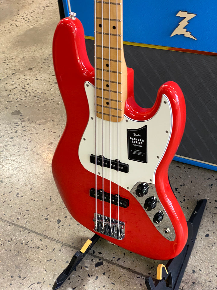 Fender Player II Jazz Bass Maple Fingerboard | Coral Red