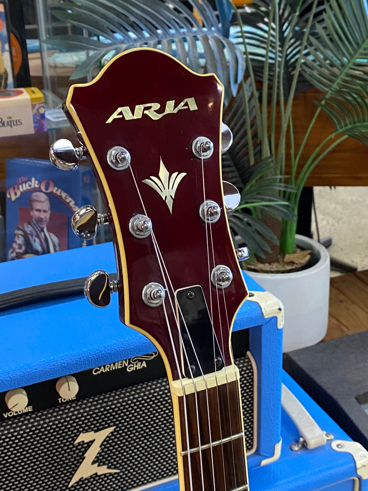 Aria Pro II FA-80 MIK | Transparant Red ***pre loved***