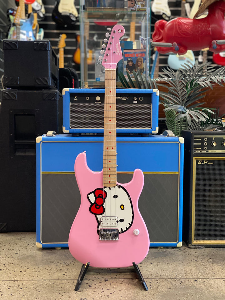Squier 2024 Hello Kitty Strat | Pink ***pre loved***
