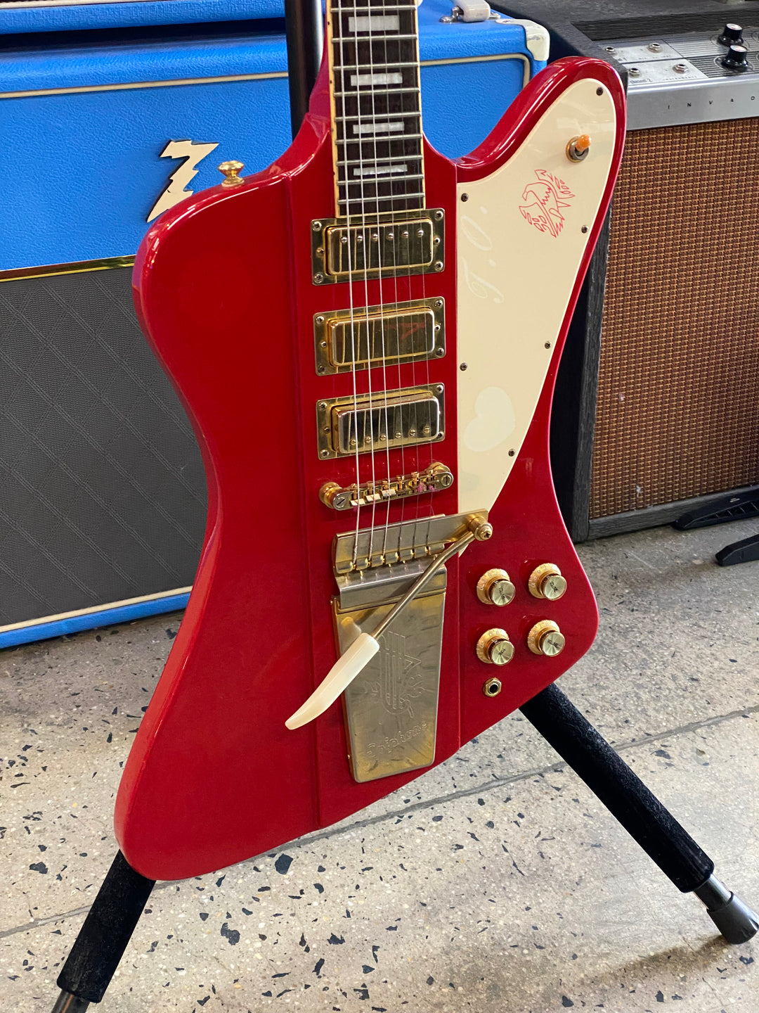 Epiphone 2002 MIK 63 Firebird VII w Gibson Case | Cardinal Red ***pre loved***
