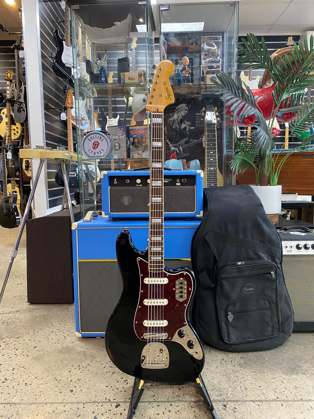 Fender Squier Classic Vibe Bass VI Black W/bag ***Pre Loved***