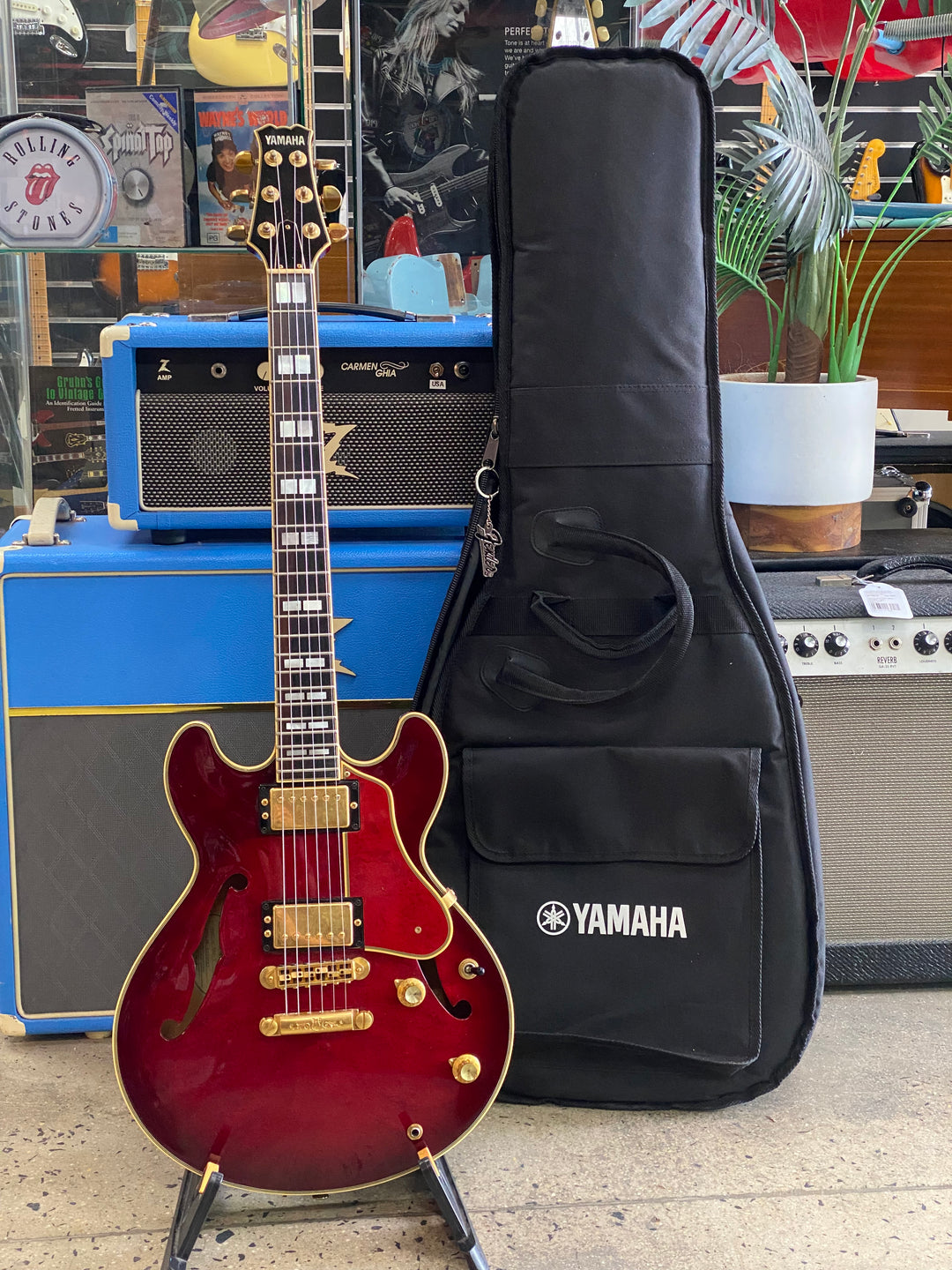 Yamaha 1988 SAS-1 wbag | See Thru Red Sunburst ***pre loved***