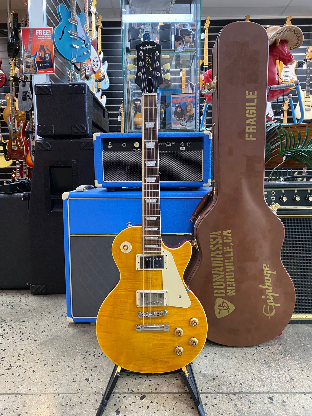 Epiphone 2021 Joe Bonamassa "Lazarus" 1959 Les Paul Standard W/case ***Pre Loved***
