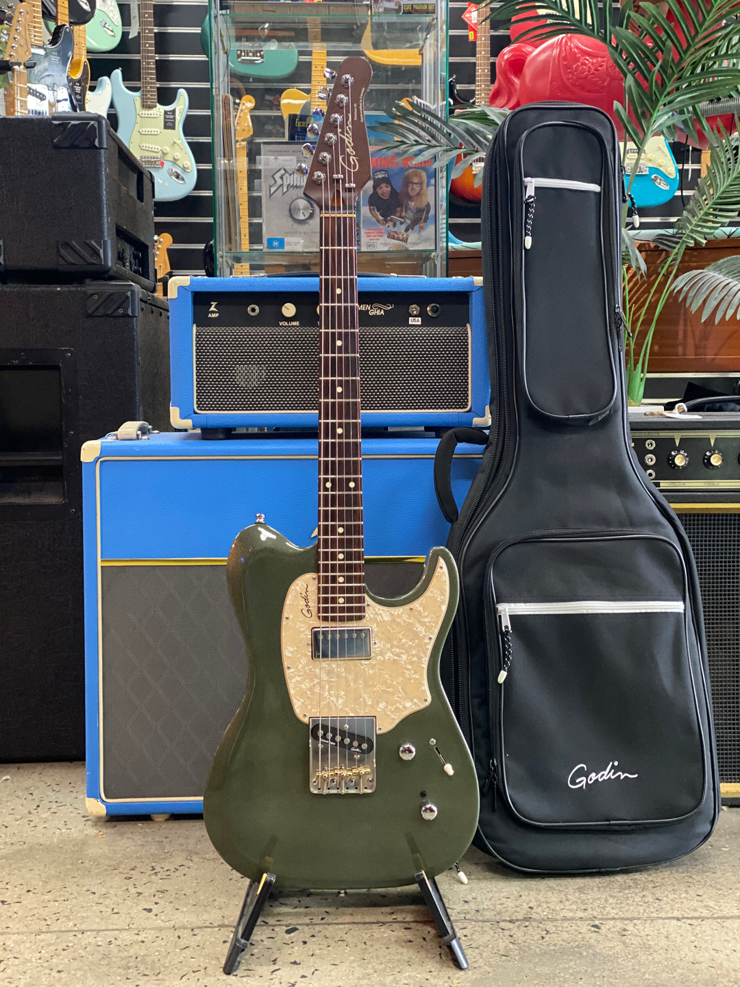 Godin Stadium '59 Electric w/bag | Desert Green **pre loved**